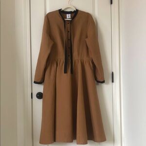 NEW Son de Flor Jasmine Bow Tie Linen Dress